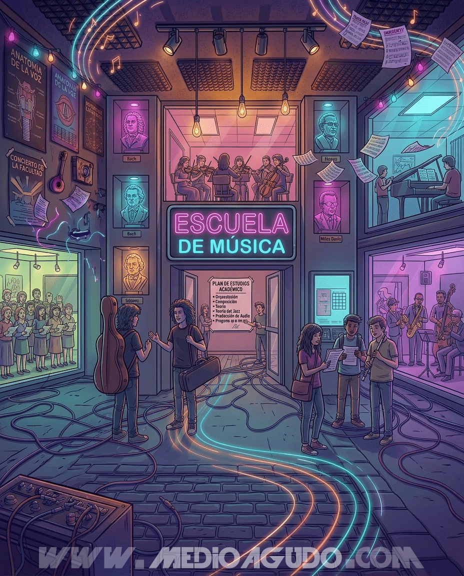 Academias, conservatorios y escuelas de música