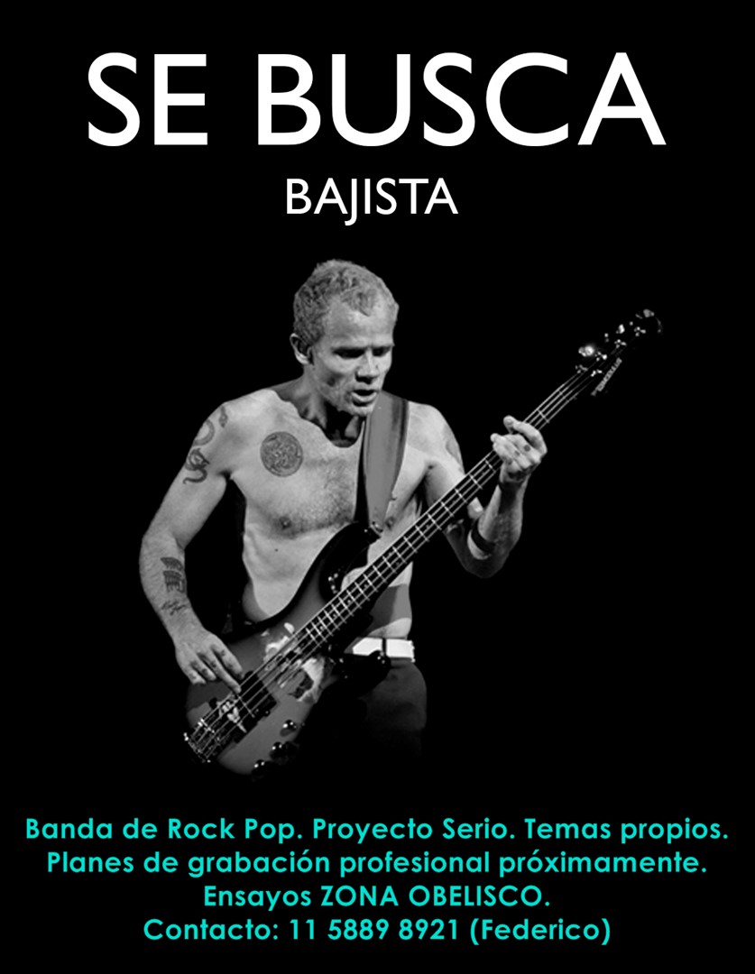 Se busca BAJISTA