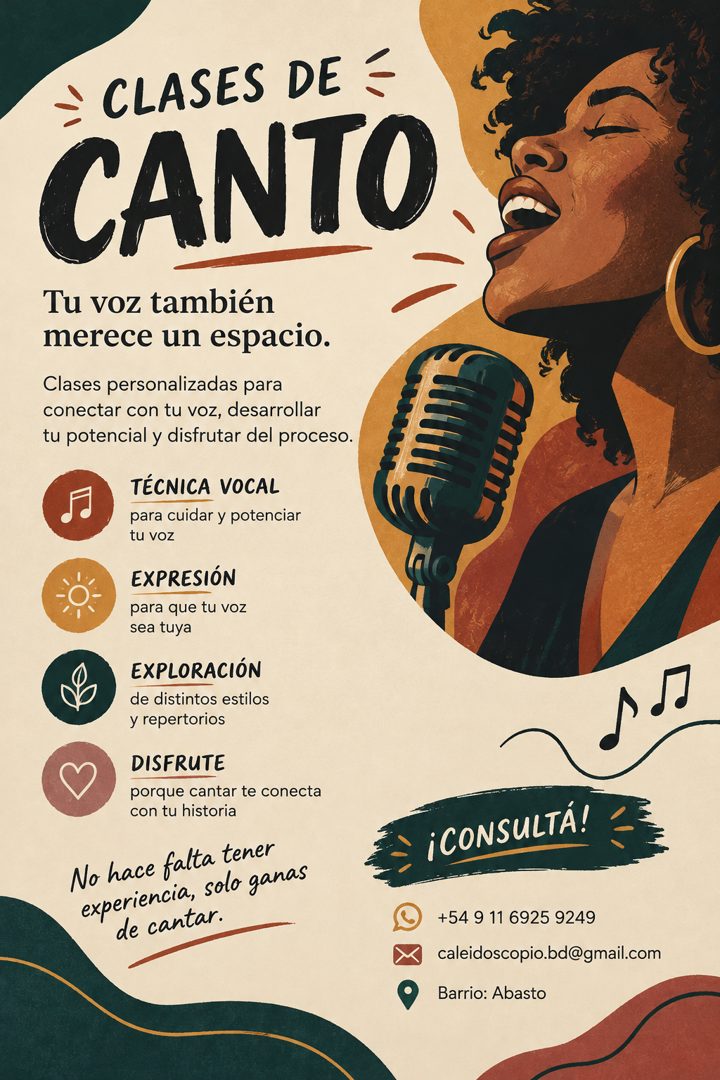 Clases de canto