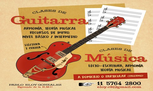 Clases de Guitarra y Música