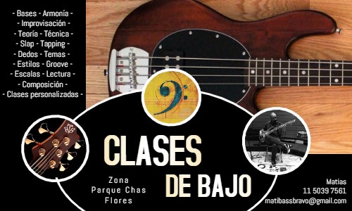 Clases de Bajo Parque Chas Flores