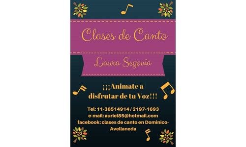 Docente de Canto