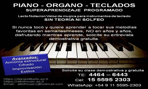 CLASES PIANO Y TECLADOS