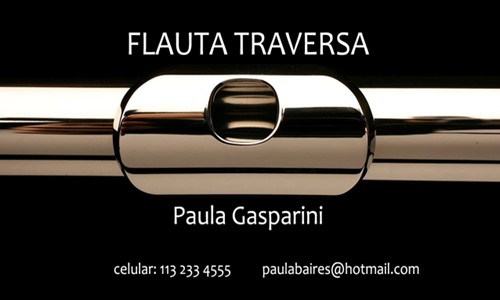 Flauta Traversa Paula Gasparini